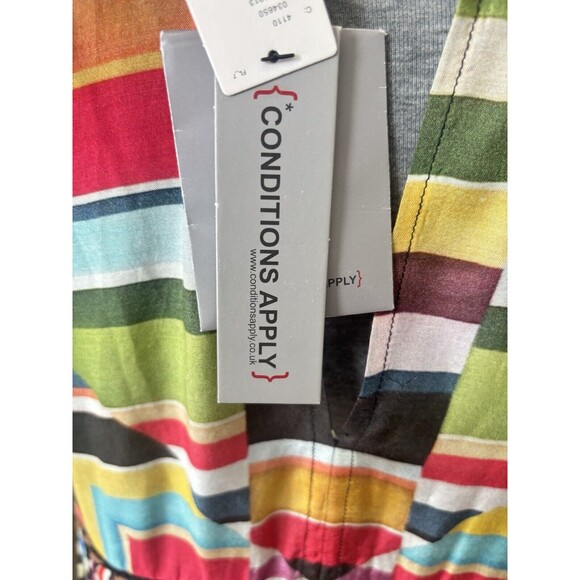Anthropologie Conditions Apply Size XS Multicolored Geometric Print Tunic Blouse - Picture 11 of 11